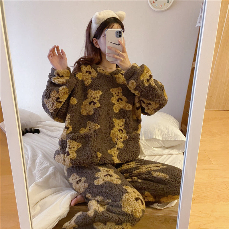 Bear Homewear Pajamas Suit Women