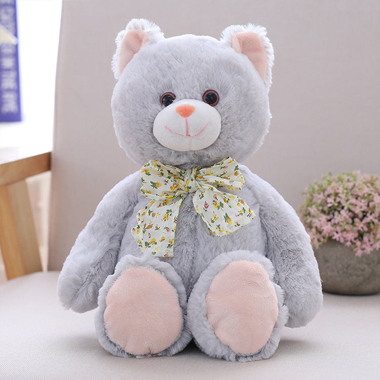 Three-Color Bear Puppy Cat Plush Toy Teddy Bear Doll