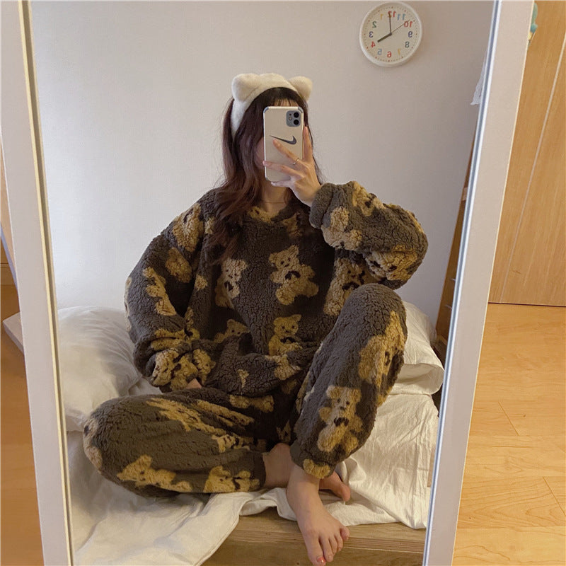 Bear Homewear Pajamas Suit Women