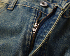 Fashion Work Clothes Pocket Jeans For Men