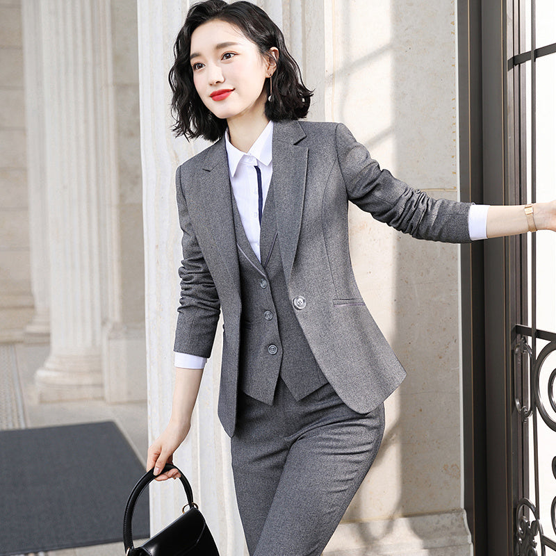 Professional Suit Women Autumn New Professional Wear Vest