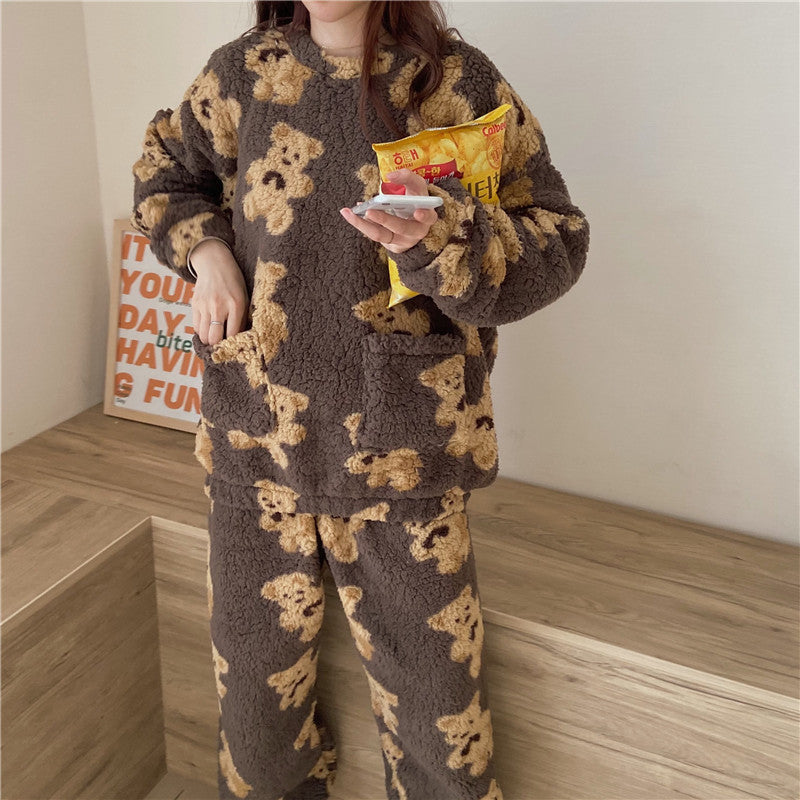 Bear Homewear Pajamas Suit Women