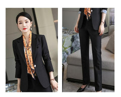 Small Suit Jacket Women Autumn Long-sleeved Ladies Blouse