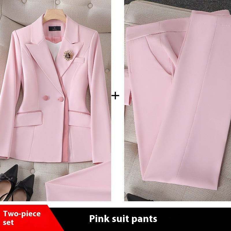 Niche Temperament White Collar For Business Enterprises Suit Women