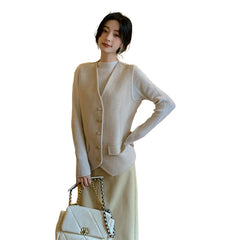 Outer Tops Knitted Suit Vest For Women