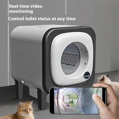 72 Liters Large Space Splash-proof Smart Litter Box