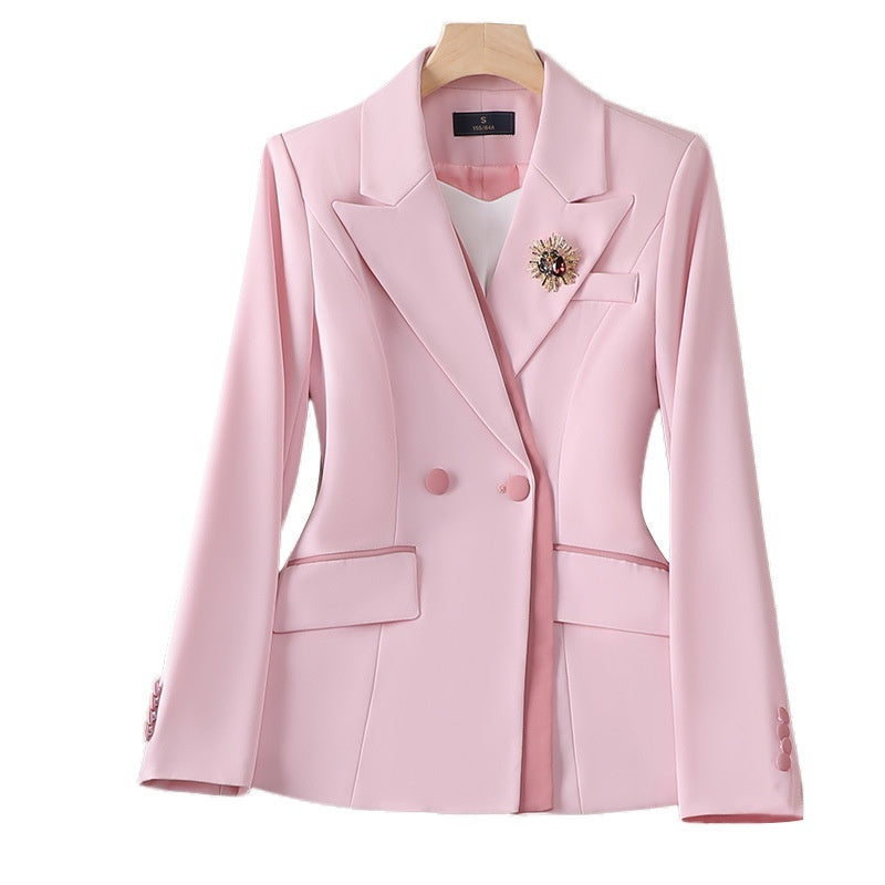 Niche Temperament White Collar For Business Enterprises Suit Women