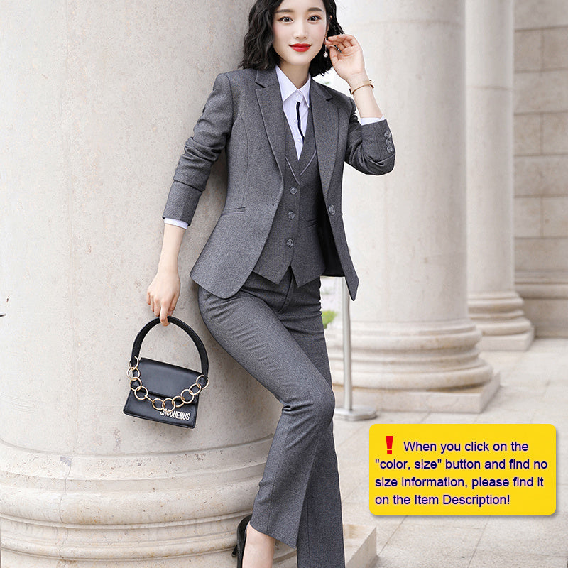 Professional Suit Women Autumn New Professional Wear Vest