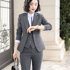 Professional Suit Women Autumn New Professional Wear Vest