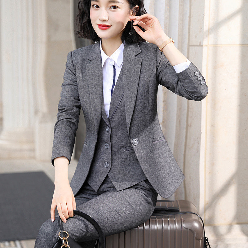 Professional Suit Women Autumn New Professional Wear Vest