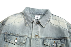 Skull Skeleton Denim Clothes Jacket Men